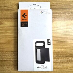 Spigen Pixel 9 Pro Case Slim‎ Armor CS w/ Card Holder Black ACS07695